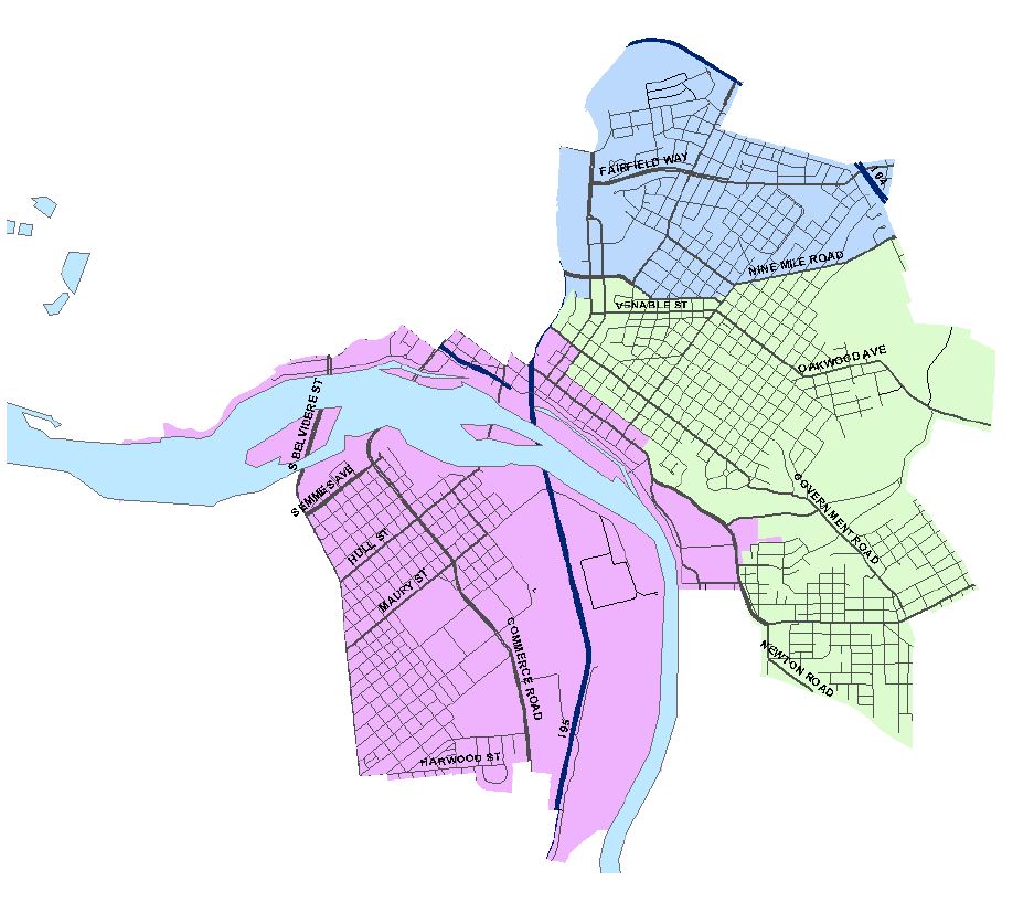 First precinct sectors